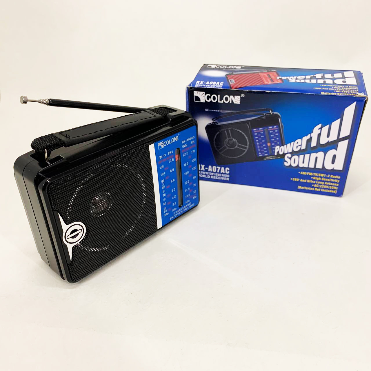 Портативний FM радіоприймач GOLON RX-A06AC - Зображення 4