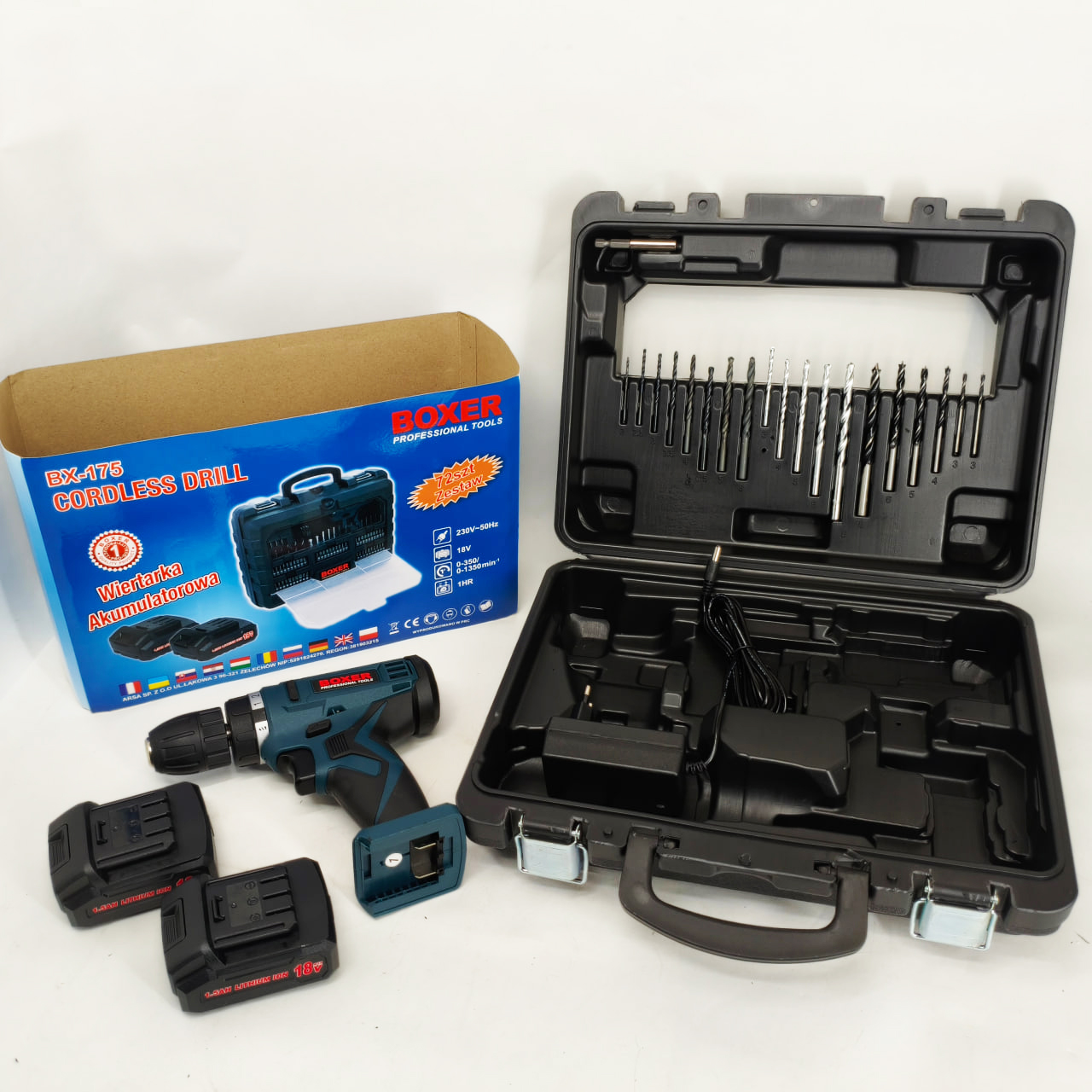 Портативний шуруповерт Boxer BX-175 18 В - Зображення 2
