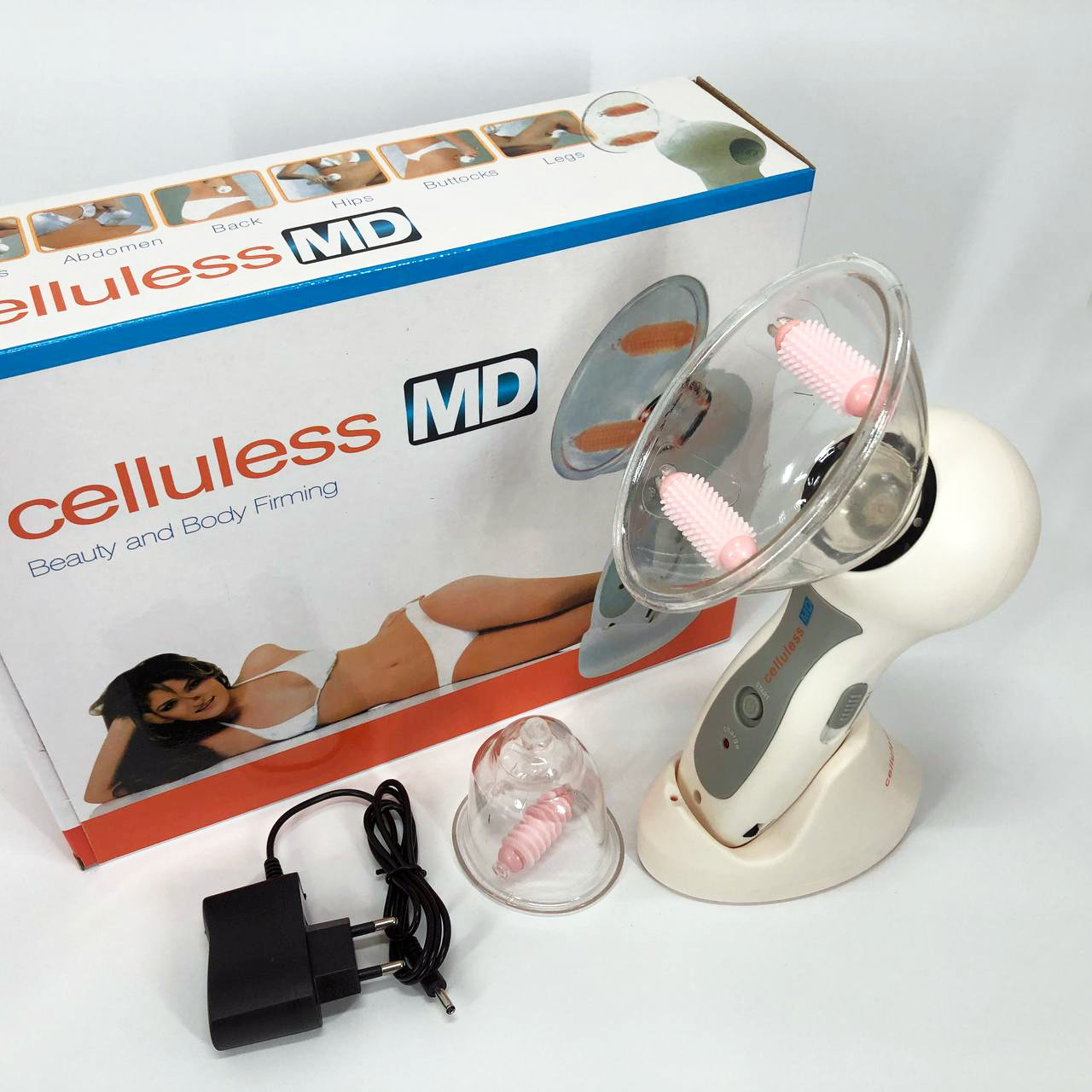 Массажер вакуумный антицеллюлитный Celluless MD NEW вакуумно-роликовый эффективный массажер Целлюлес - Зображення 14