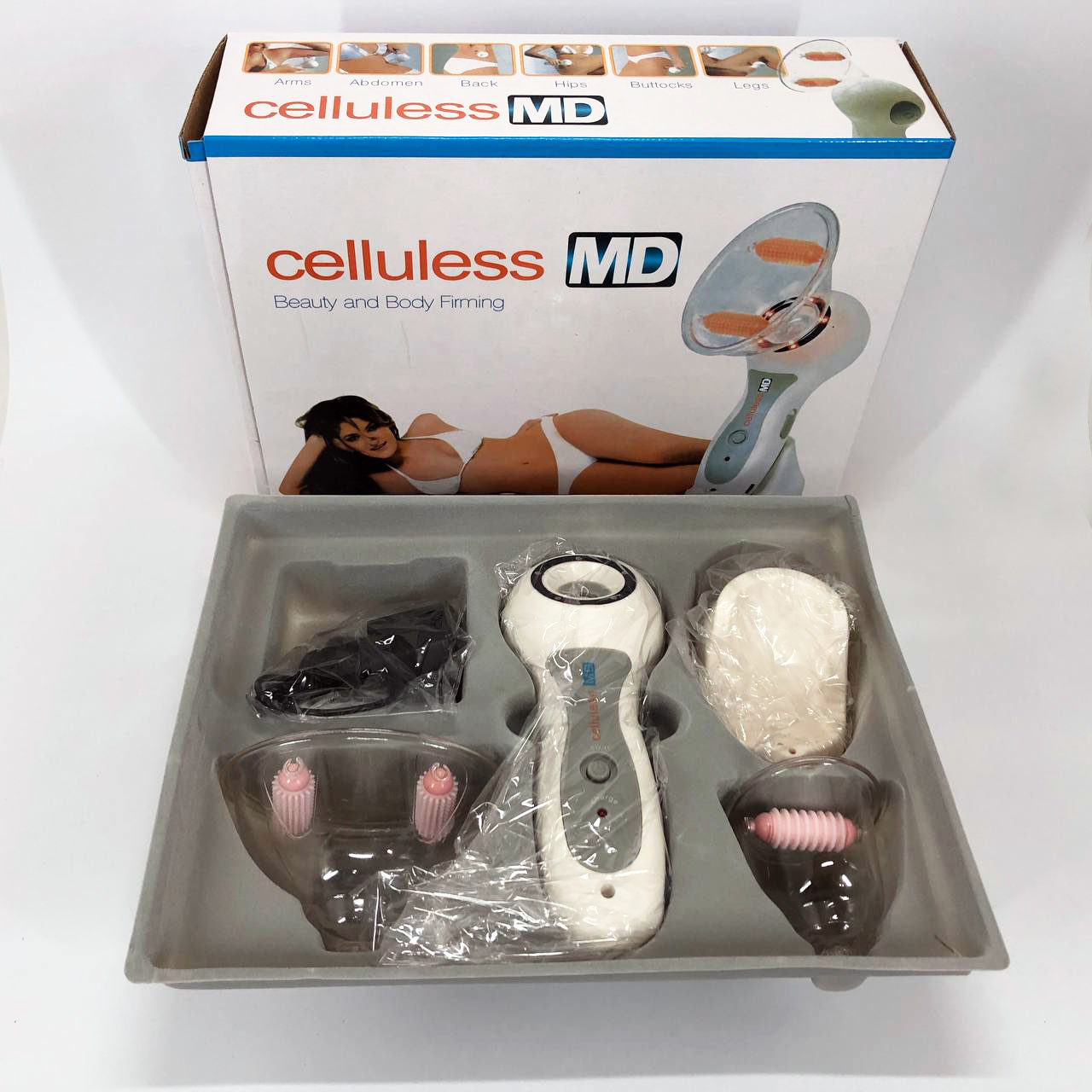 Массажер вакуумный антицеллюлитный Celluless MD NEW вакуумно-роликовый эффективный массажер Целлюлес - Зображення 17