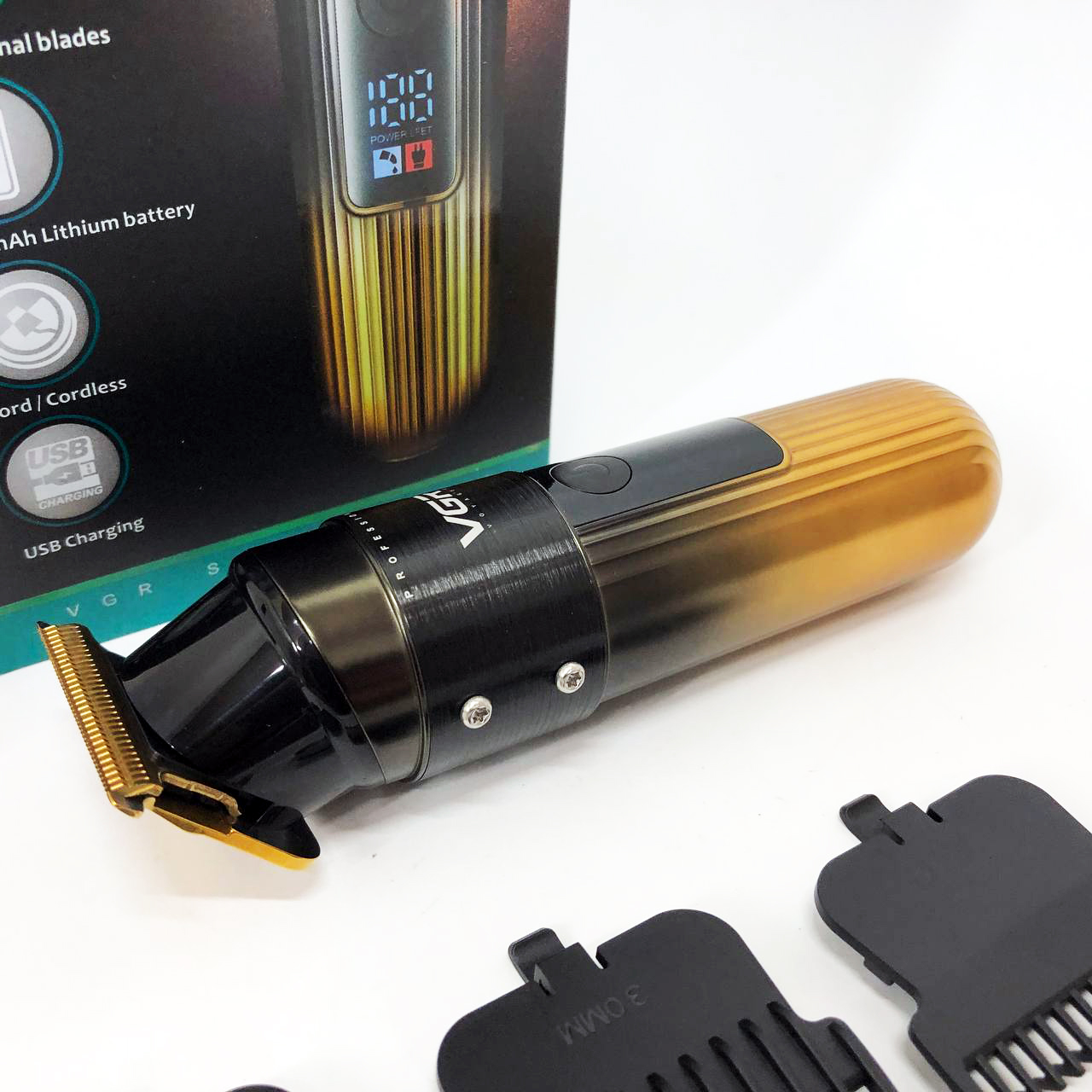 Машинка для стрижки VGR V-929 акумуляторна для бороди - Зображення 6