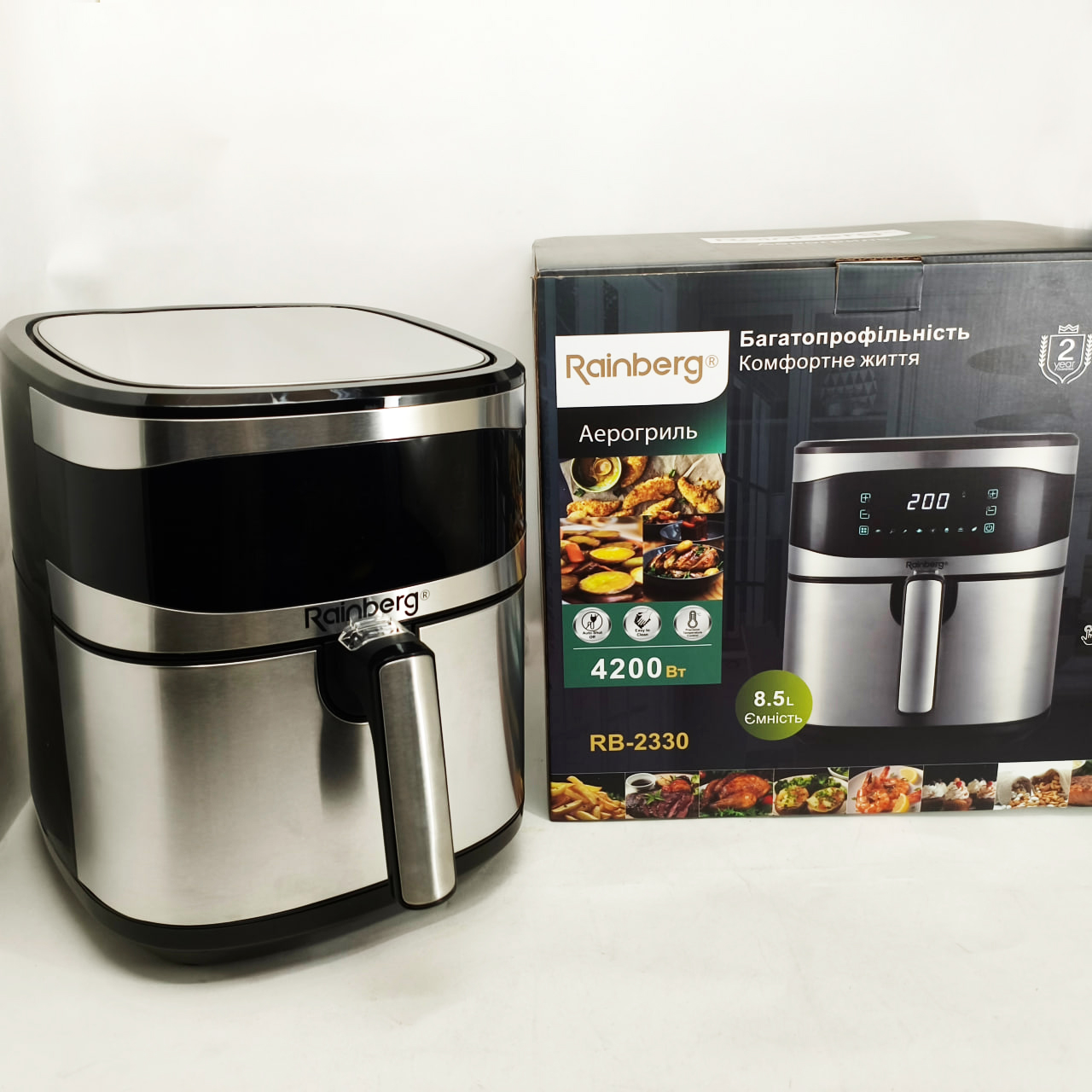 Аерофритюрка Rainberg RB-2330 4200 Вт - Зображення 3