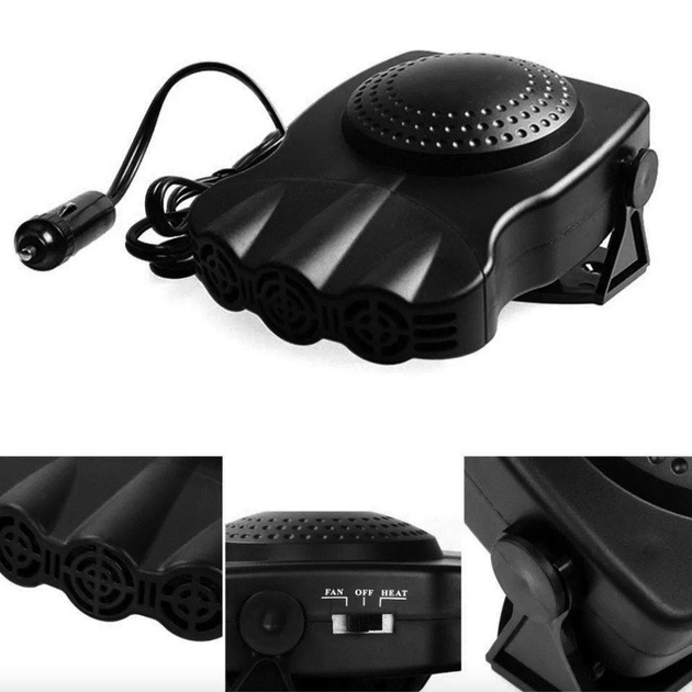 Тепловентилятор автомобільний Car Fan CF-612 - Зображення 6
