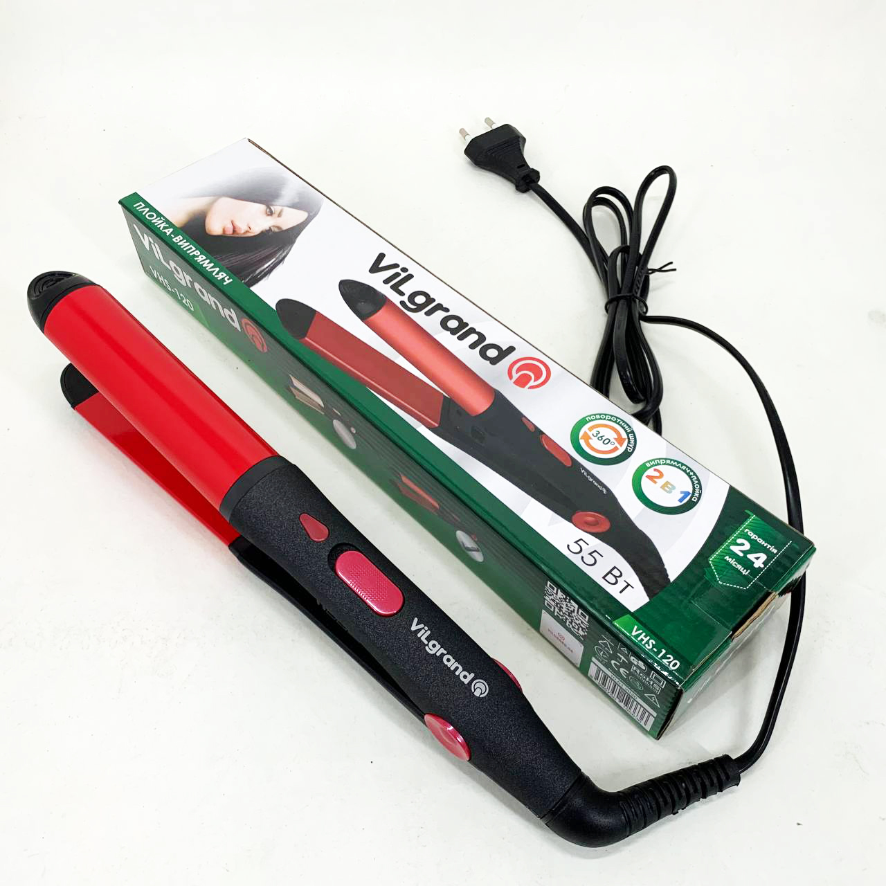 Щипці для волосся ViLgrand VHS-120 - Зображення 6