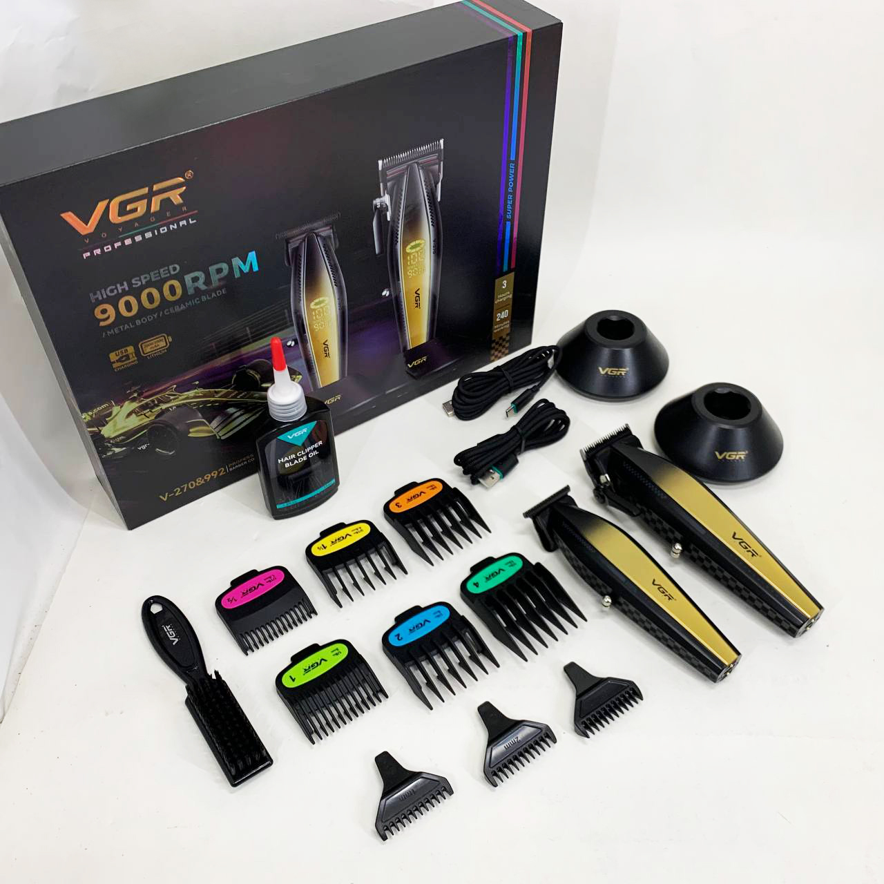 Набір для стрижки VGR 2в1 V-270 V-992 GOLD - Зображення 3