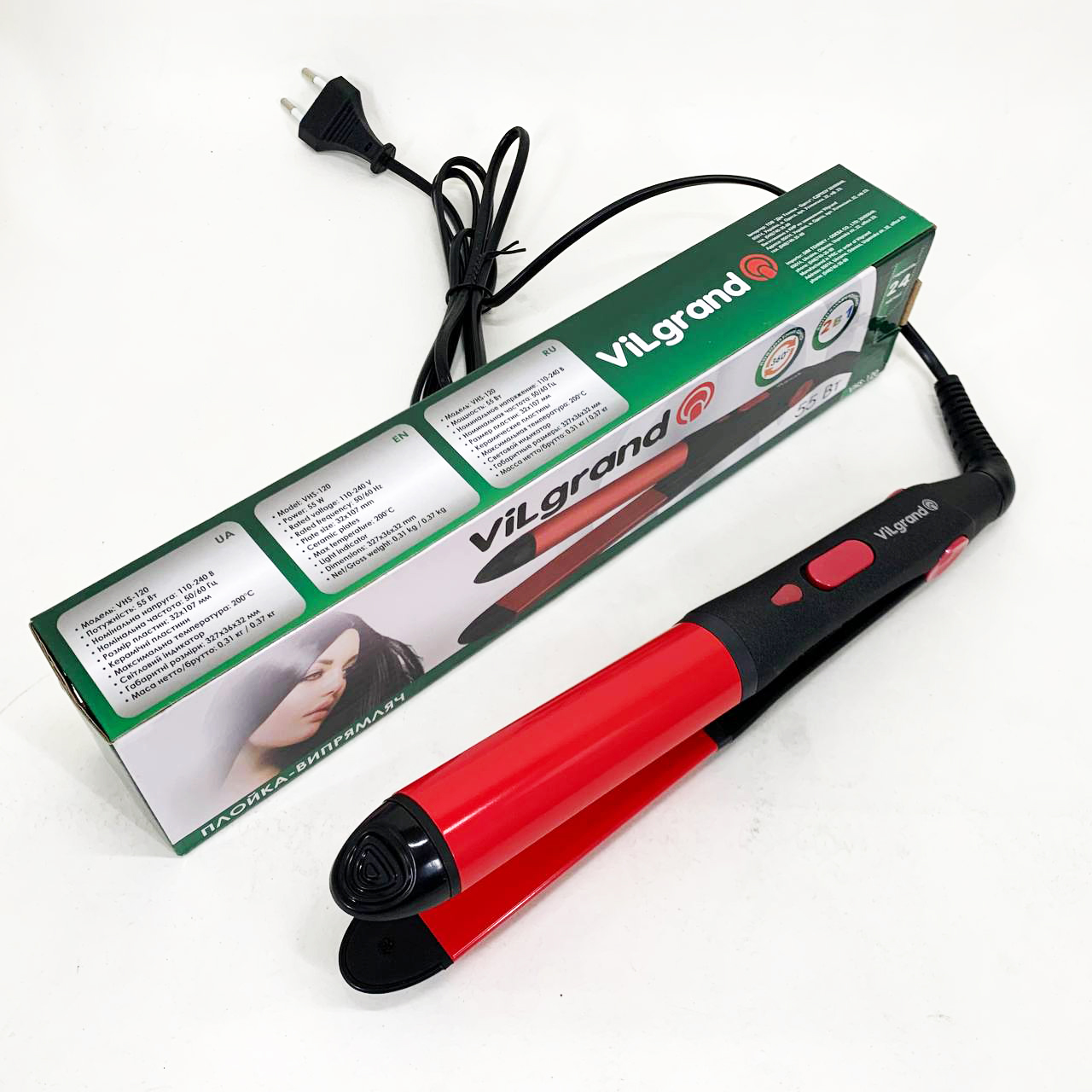 Щипці для волосся ViLgrand VHS-120 - Зображення 3