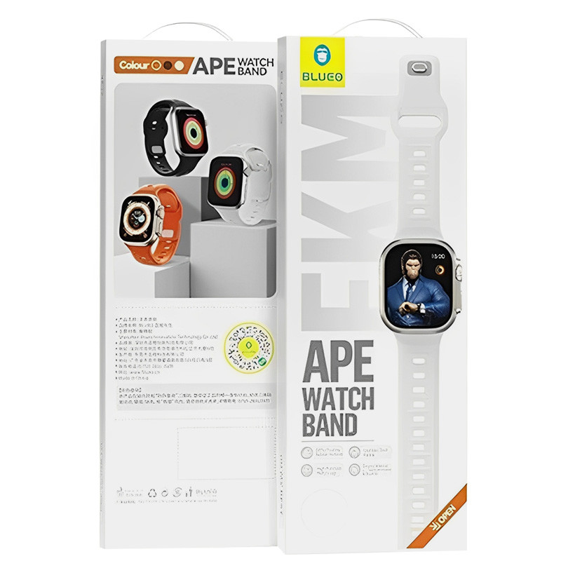 Ремінець BlueO Fluoro Rubber Sport для Apple Watch 42(ser.1-3)/44/45/46/49mm - Зображення 6