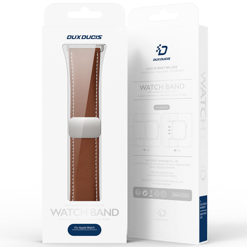 Ремінець Dux Ducis Genuine Leather для Apple Watch 38/40/41/42mm(ser.10) - Зображення 5