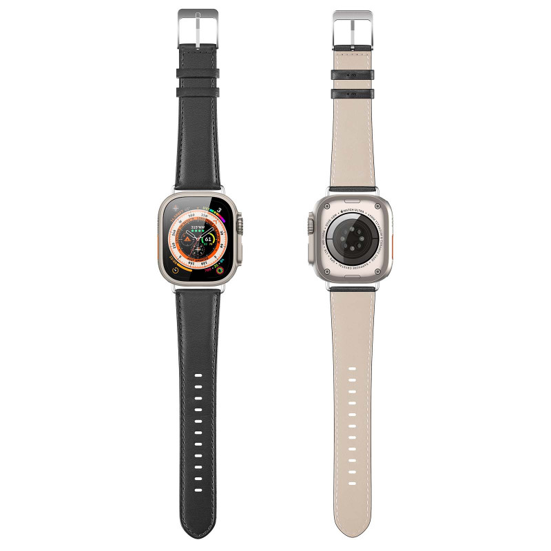 Ремінець Dux Ducis Leather Strap Classic для Apple Watch 38/40/41/42mm(ser.10) - Зображення 4