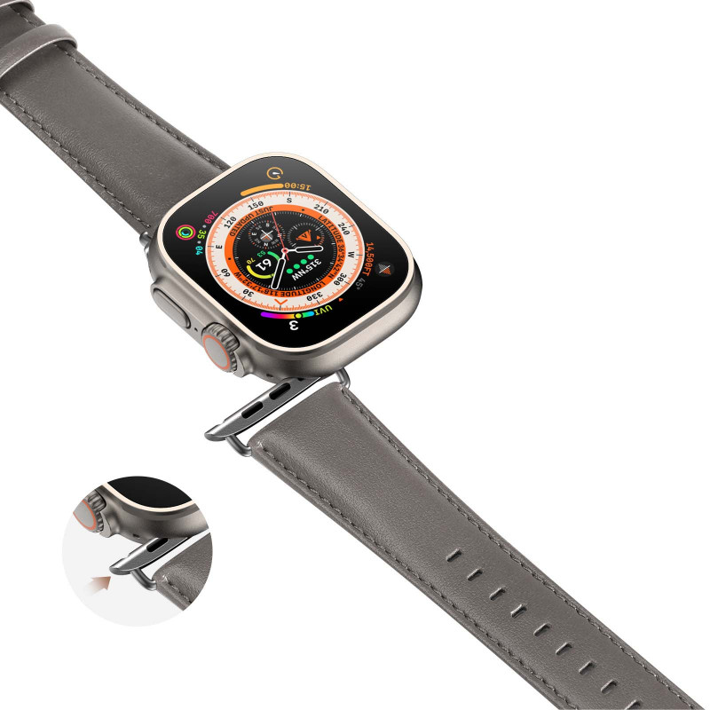 Ремінець Dux Ducis Leather Strap Classic для Apple Watch 38/40/41/42mm(ser.10) - Зображення 3