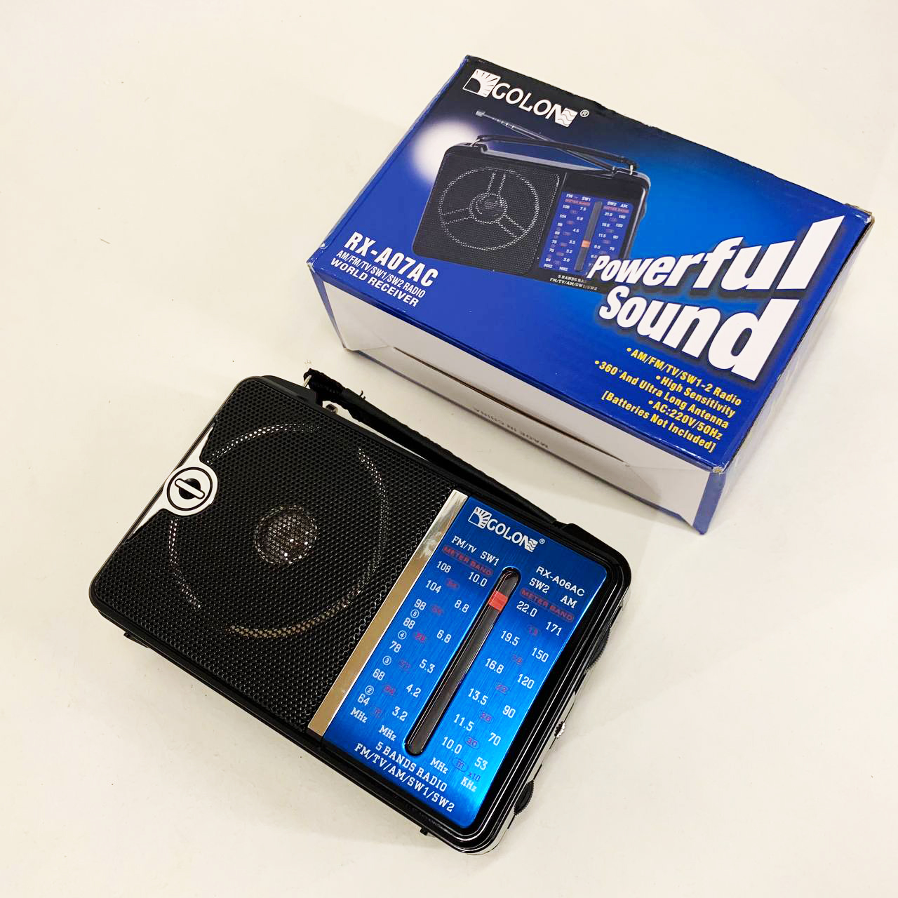 Портативний FM радіоприймач GOLON RX-A06AC - Зображення 6