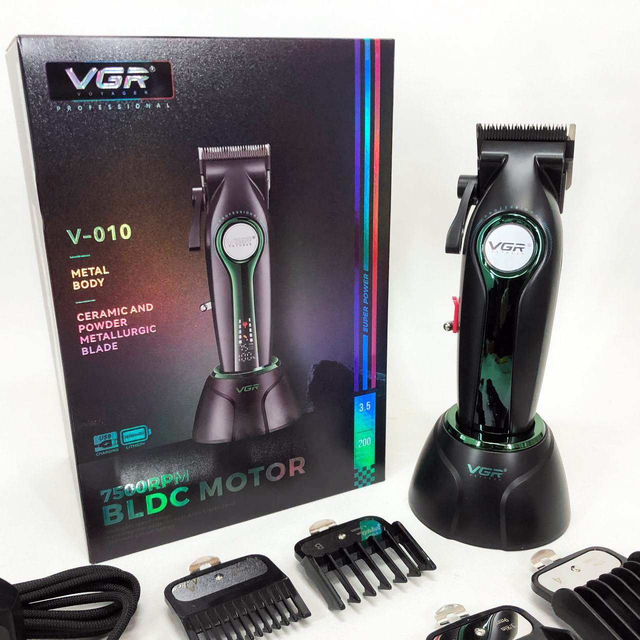 Машинка для стрижки VGR V-010 Professional Metal - Зображення 5
