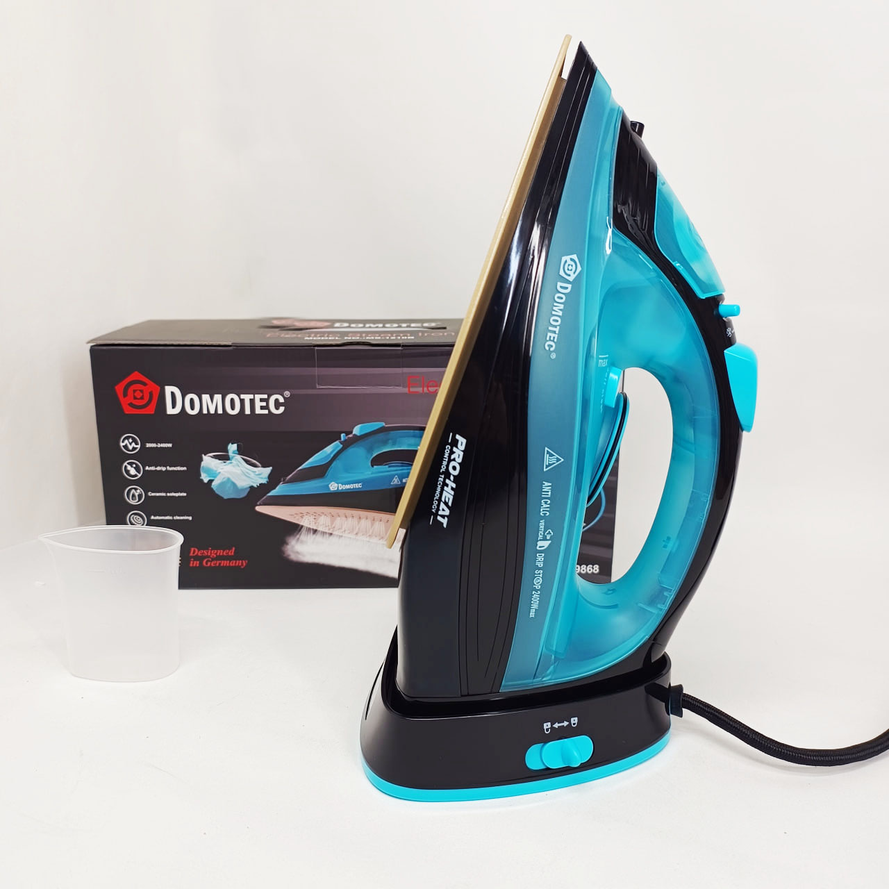 Праска бездротова Domotec MS-1210 з вертикальним відпарюванням 2400 Вт - Зображення 5