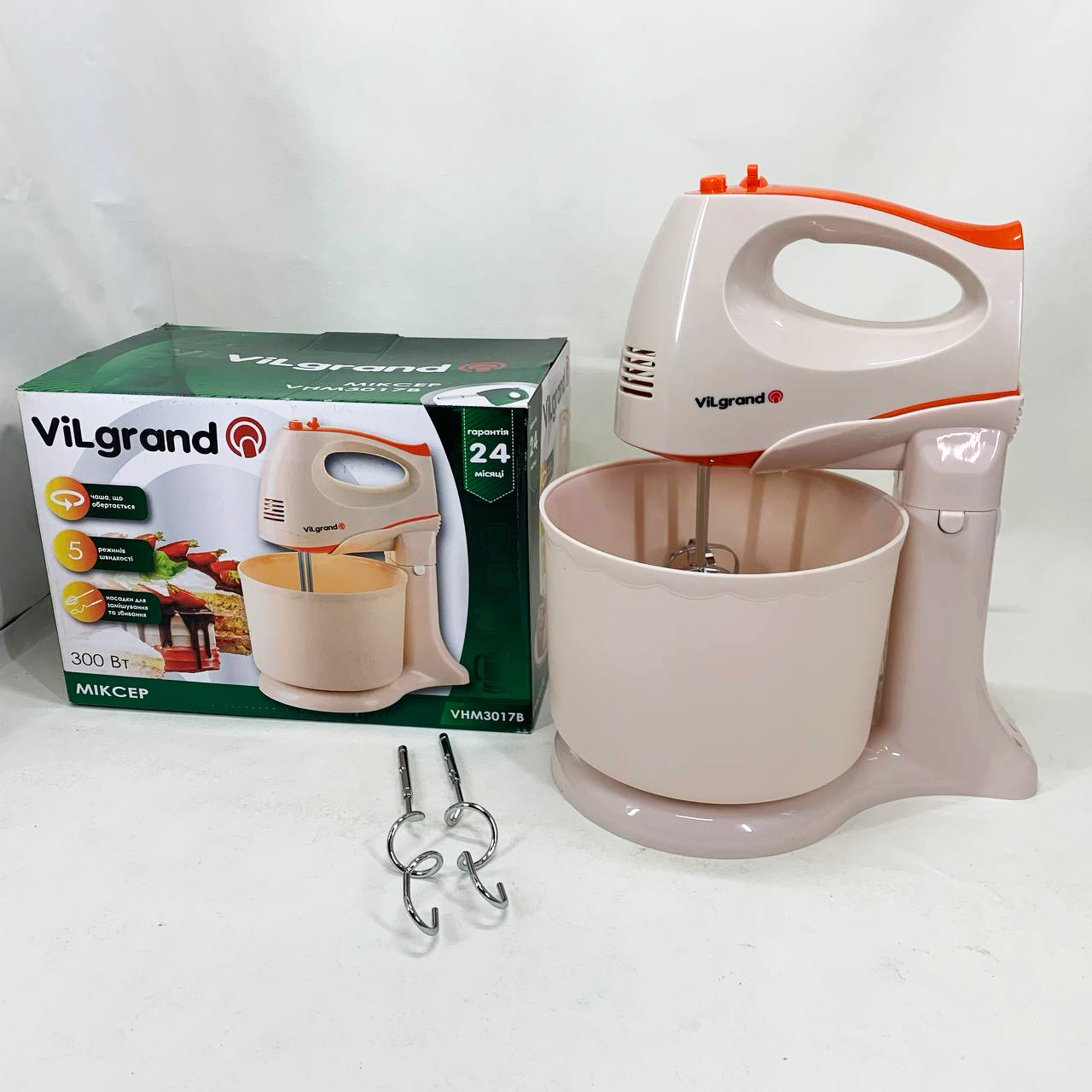 Міксер ViLgrand VHM3017B білого кольору - Зображення 6