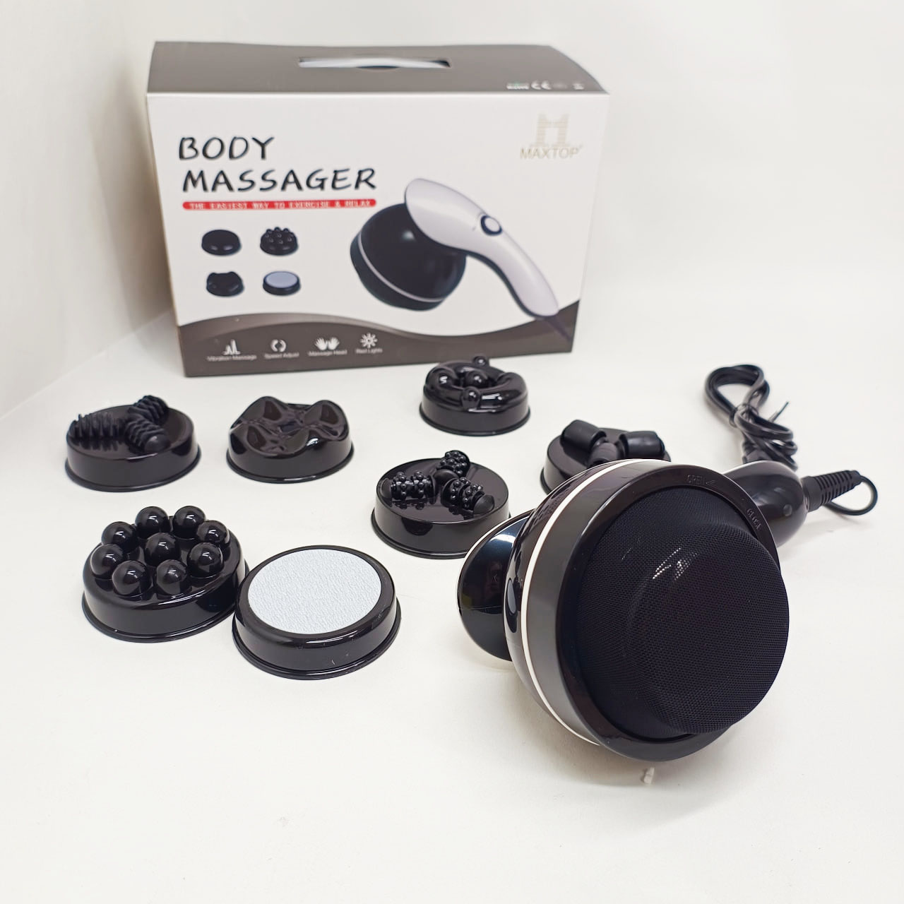 Вібраційний масажер Maxtop Magic Massager 8в1 для тіла - Зображення 4