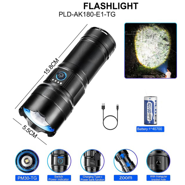 Ліхтар AK180 WHITE LASER LED PM30-TG - Зображення 3