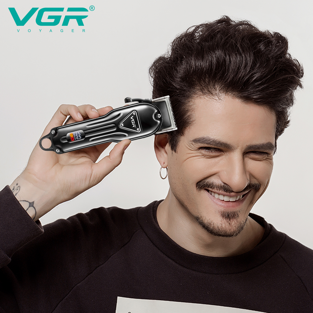 Акумуляторна машинка для стрижки VGR V-051 - Зображення 4