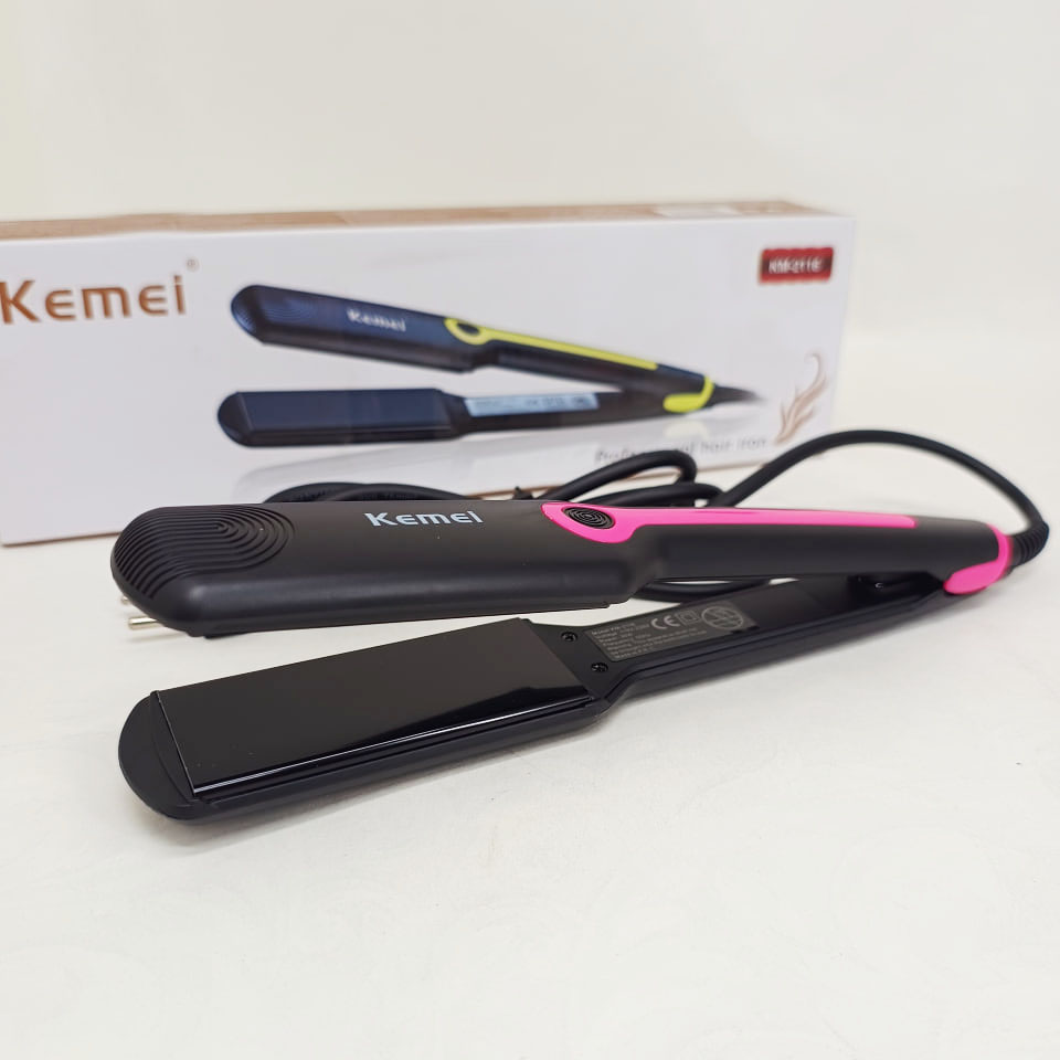 Щипці KEMEI KM-2116 для гофрування волосся 45 Вт Pink - Зображення 3