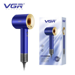 Фен професійний VGR V-445 BLUE 3 рівні обдування 4 рівні температури 1600 Вт