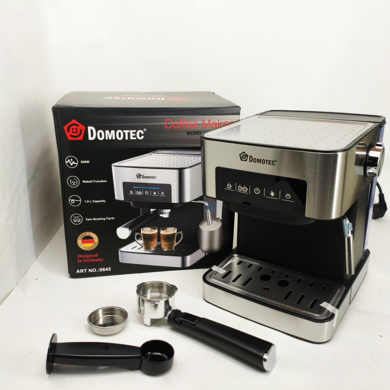 Кавоварка Domotec MS-136 1,6 л 850 Вт 15 Бар - Зображення 4