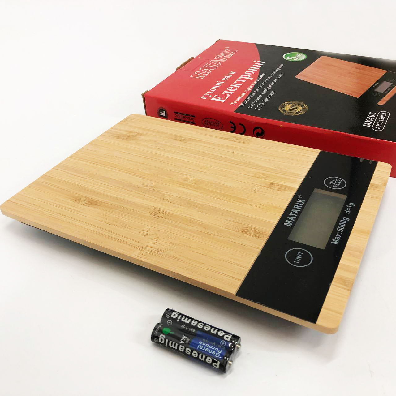 Весы кухонные MATARIX MX-406 5кг Wood, Кухонные весы для приготовления блюд, Весы для домашней кухни - Зображення 11