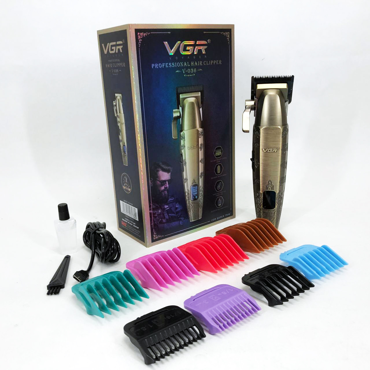 Акумуляторна машинка для стрижки VGR V-036 - Зображення 5