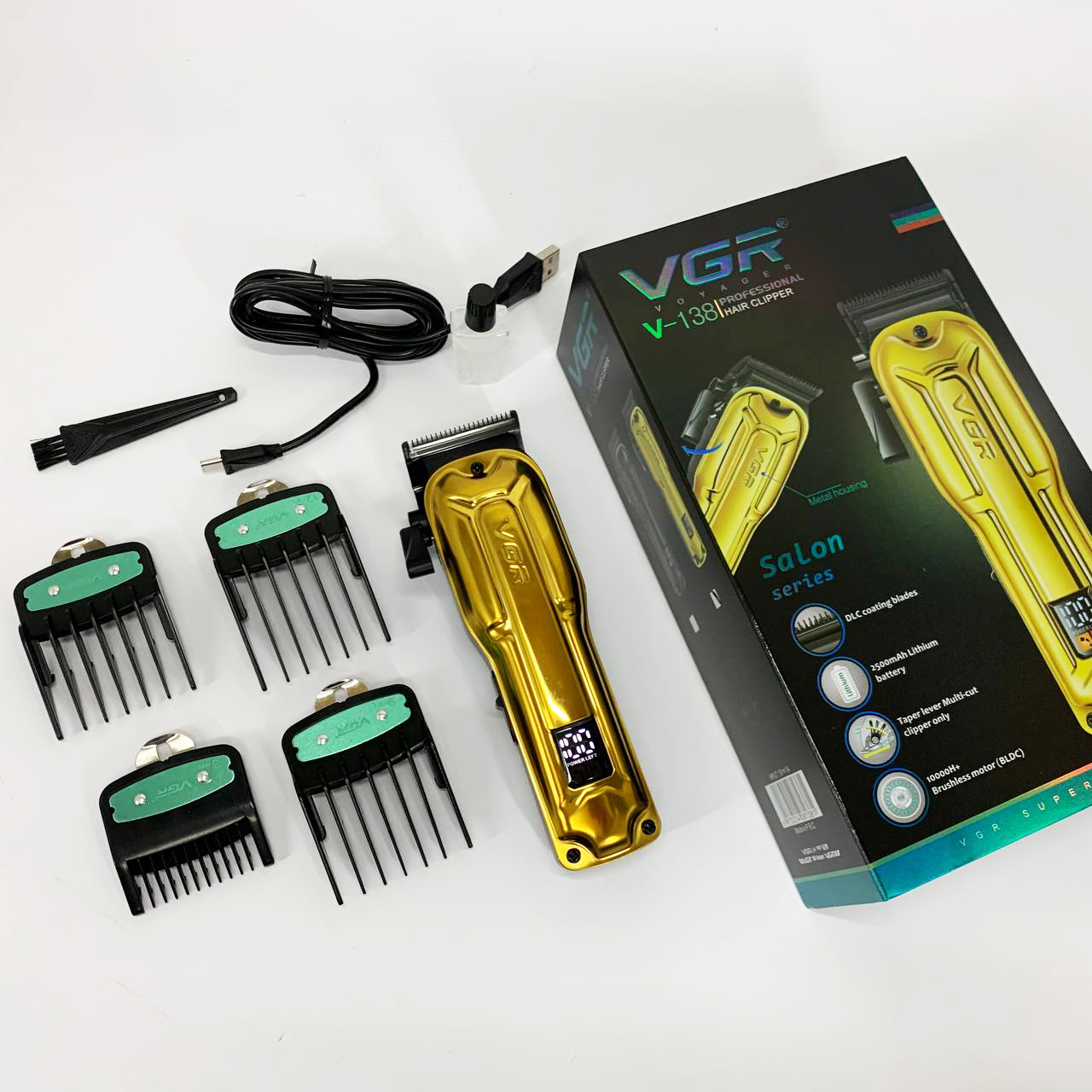 Акумуляторна машинка для стриження VGR V-138 - Зображення 2