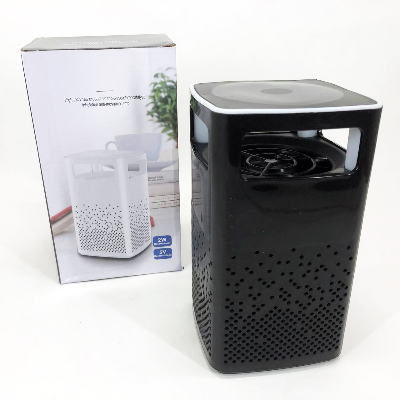 Лампа від комарів USB Bug Zapper Fly чорного кольору - Зображення 6