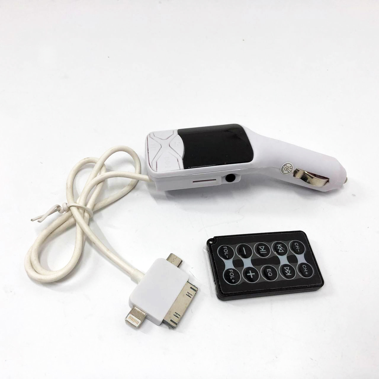 Автомобільний FM-трансмітер CM I19 A SD/USB з Bluetooth для прикурювача - Зображення 6