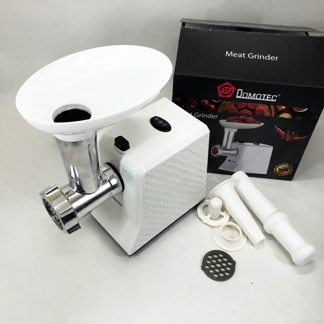 Електрична м’ясорубка Domotec R3391 2000 Вт 3в1 - Зображення 3