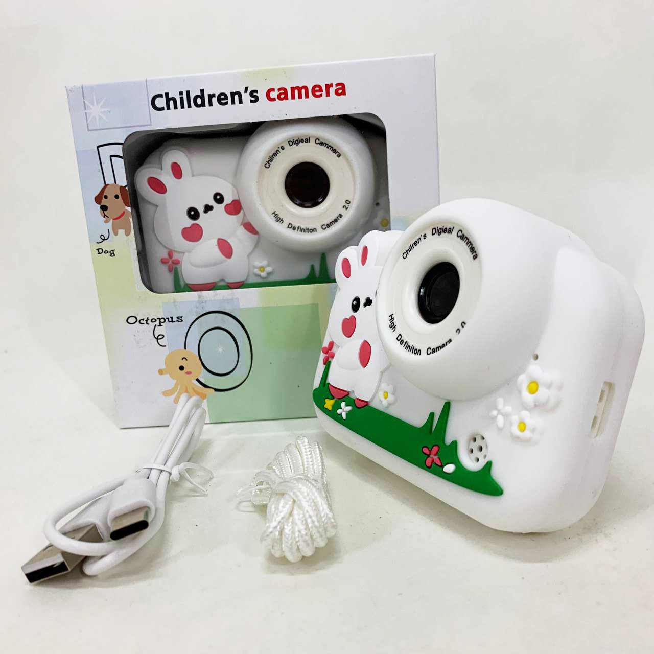 Дитячий фотоапарат M03 White Rabbit - Зображення 3