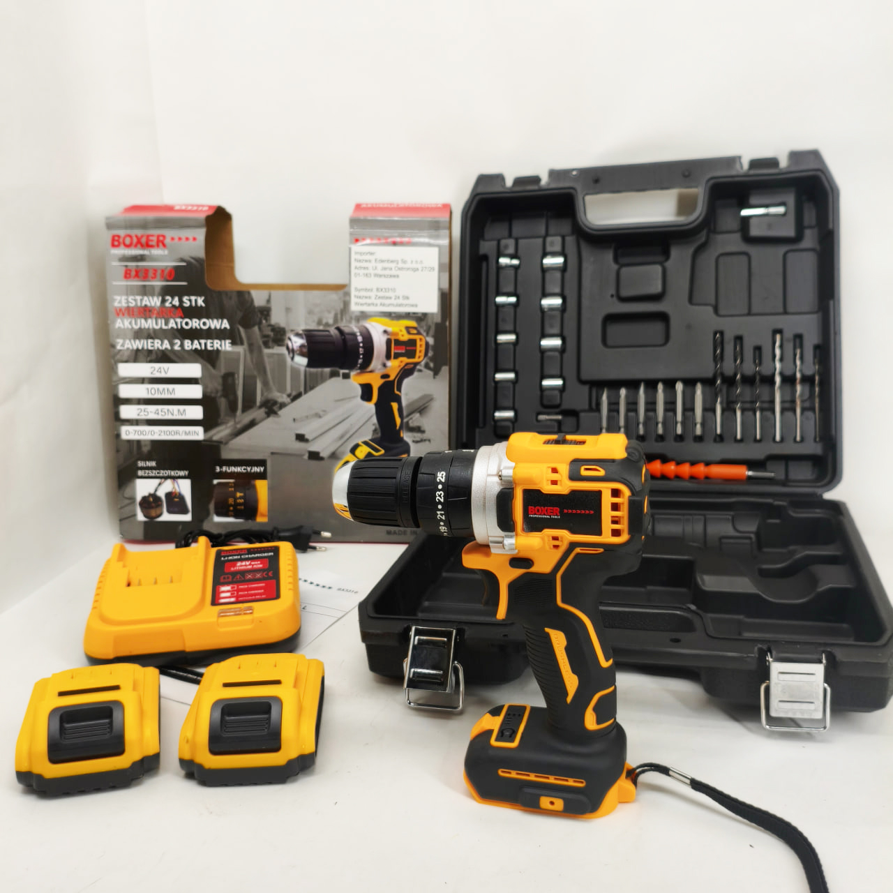 Портативний шуруповерт Boxer BX-3310 24 В