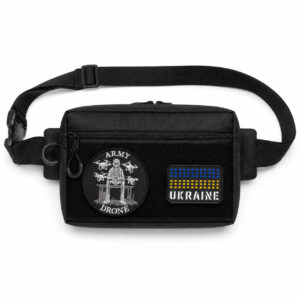 Сумка бананка чоловіча тактична Cordura для патчів і шевронів через плече