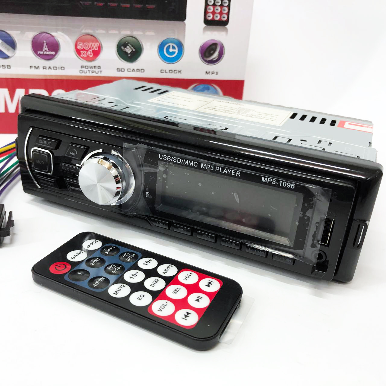Автомагнітола MP3-1096 BT ISO зі знімною панеллю 4×50 Вт - Зображення 6
