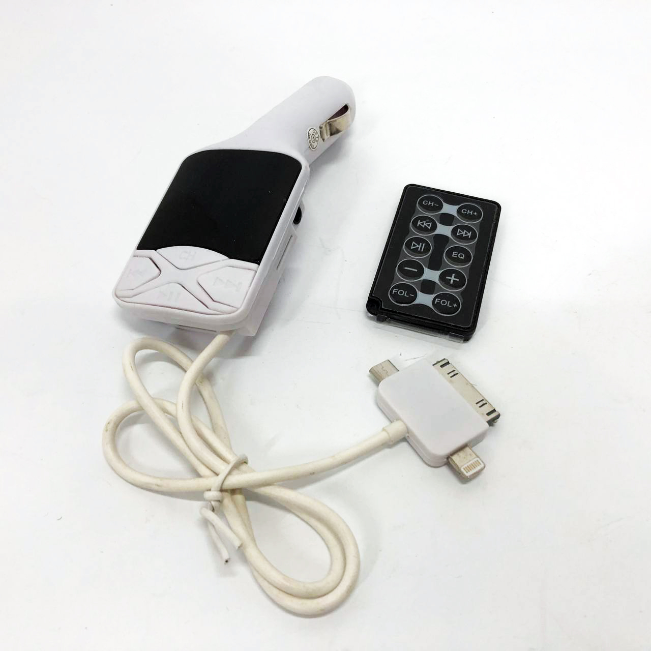 Автомобільний FM-трансмітер CM I19 A SD/USB з Bluetooth для прикурювача