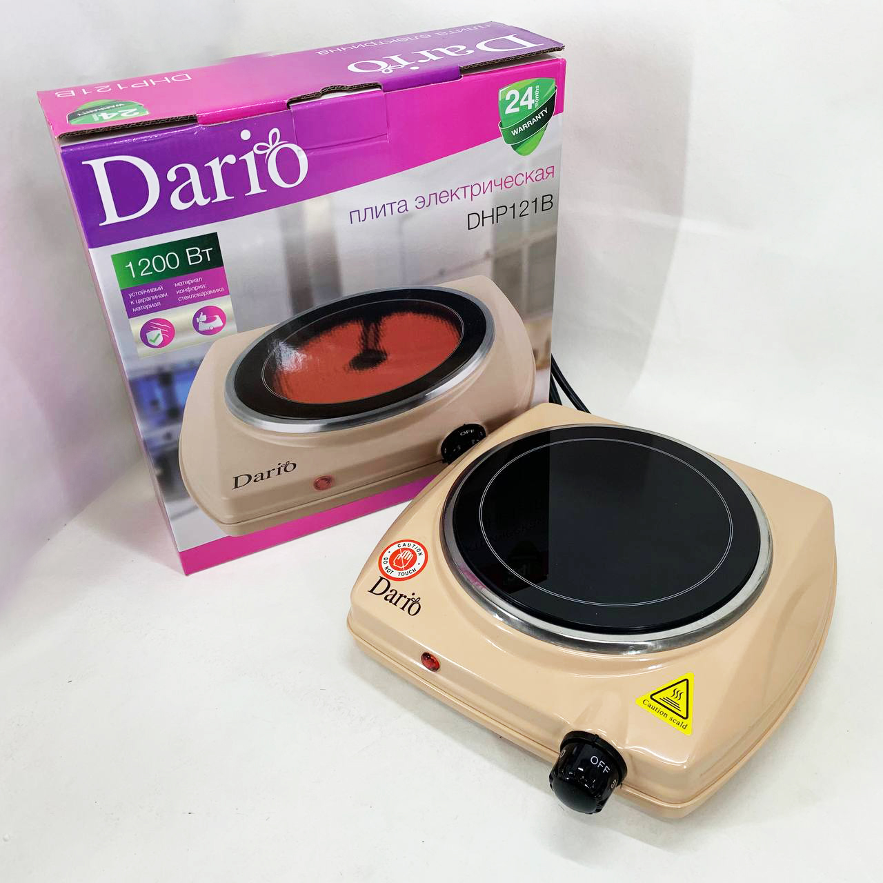 Настільна електрична плита Dario DHP121B - Зображення 6