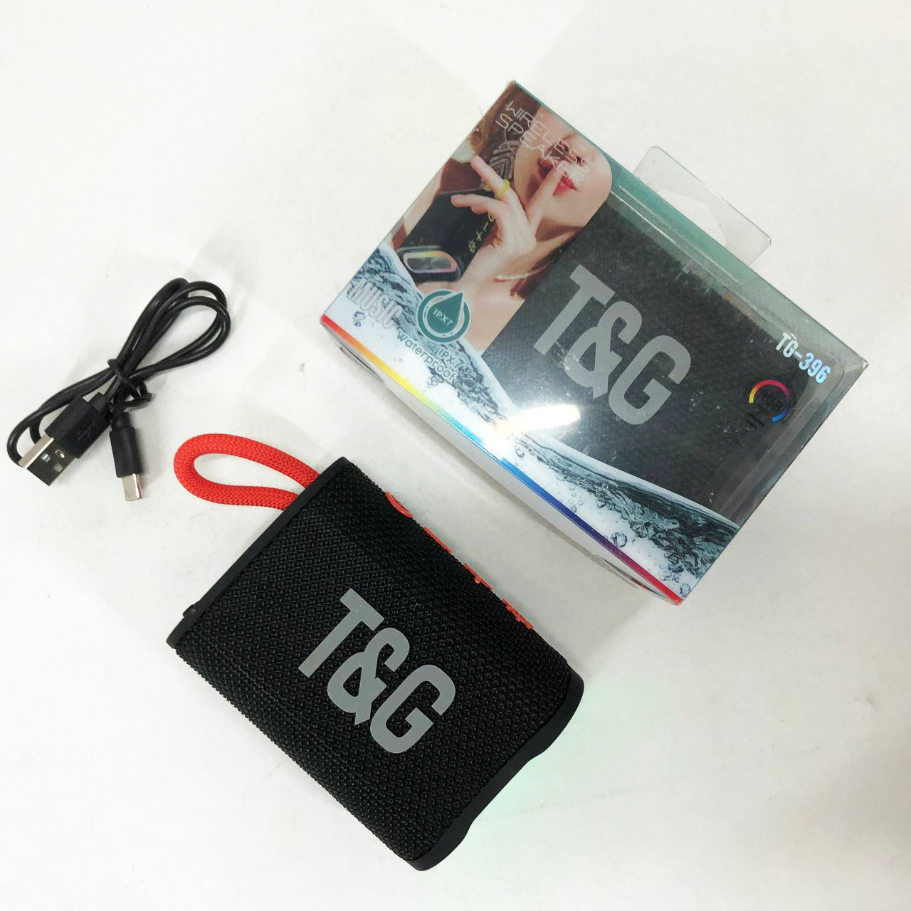 Bluetooth-колонка TG396 чорного кольору - Зображення 6