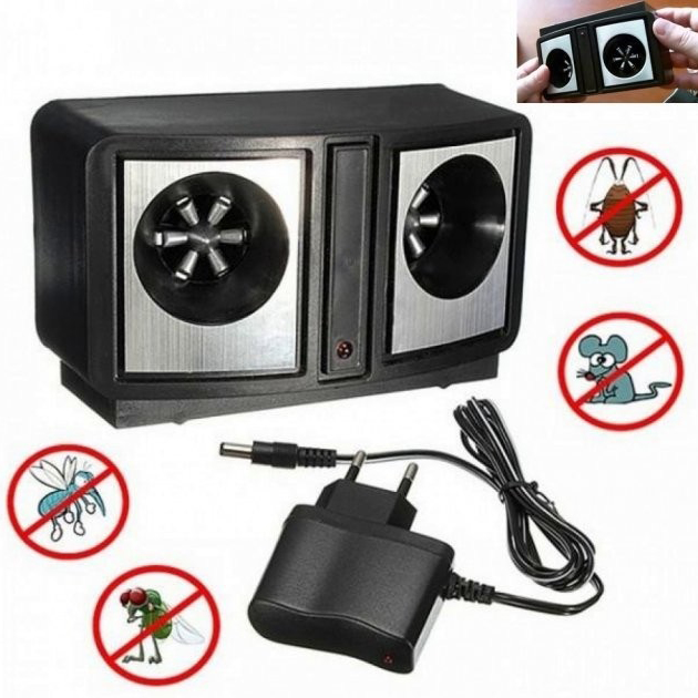 Ультразвуковий відлякувач гризунів DUAL SONIC PEST REPELLER для мишей і щурів