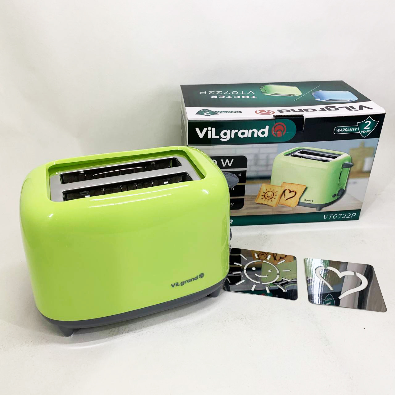Тостер VILGRAND VT0722P зелений - Зображення 5