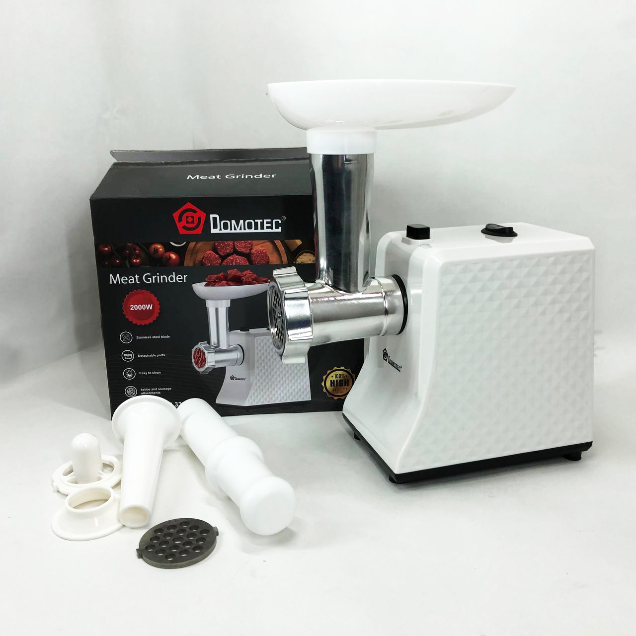 Електрична м’ясорубка Domotec R3391 2000 Вт 3в1 - Зображення 5