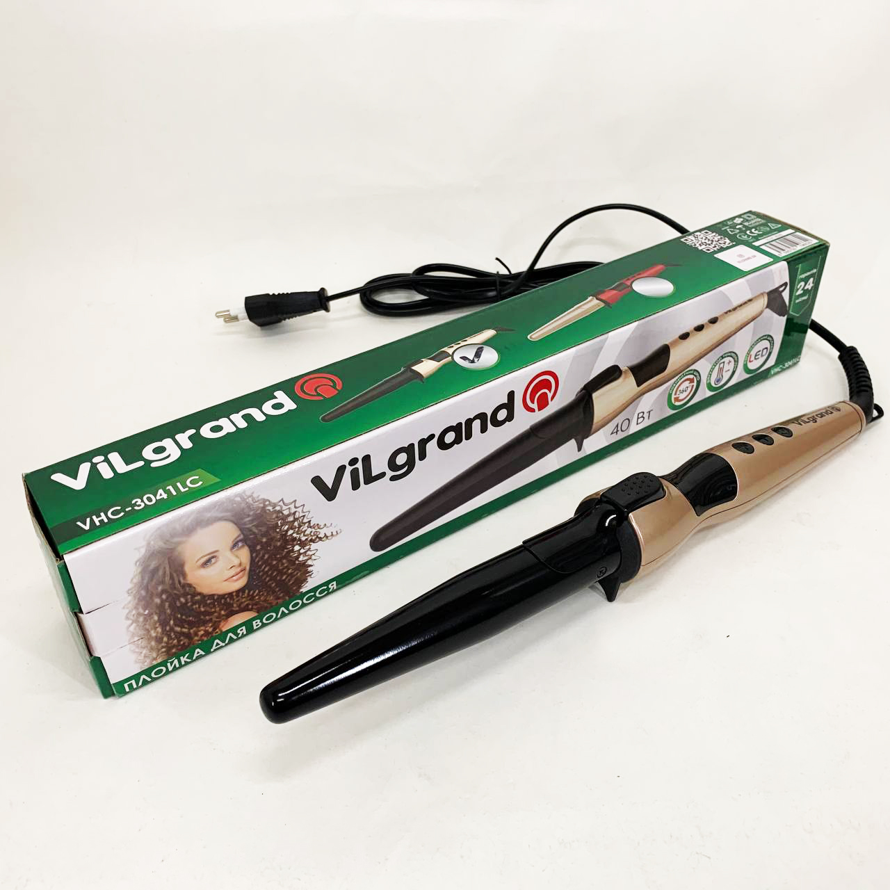 Плойка конусна ViLgrand VHC-3041LC Gold
