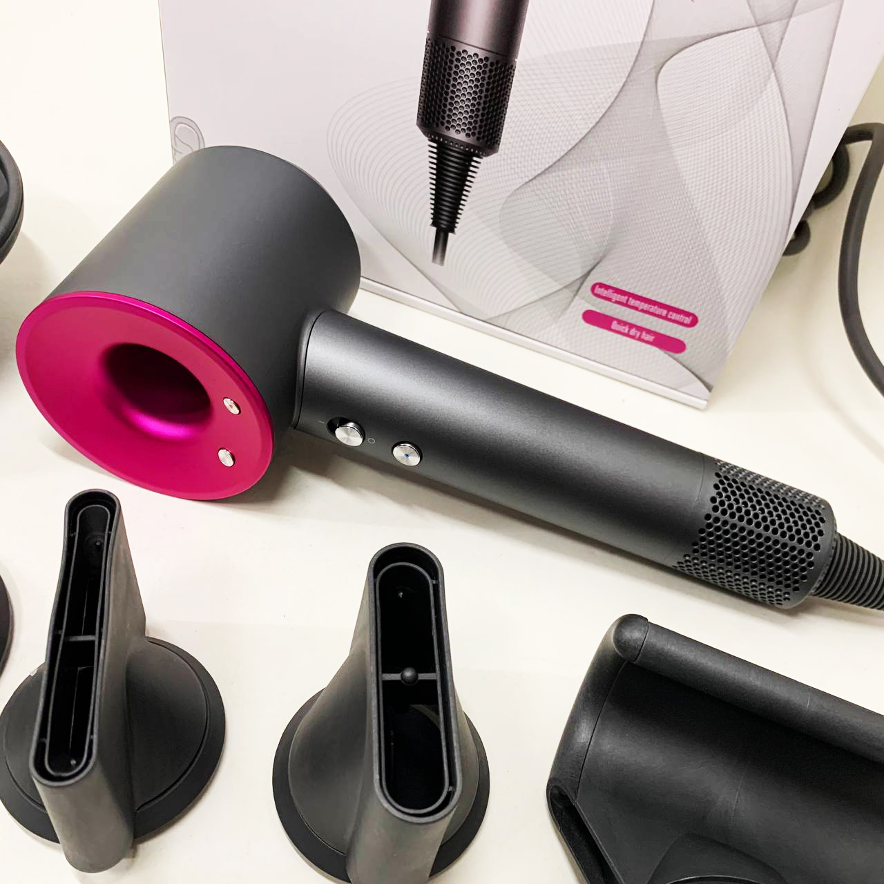 Фен Super Hair Dryer з 5 насадками для швидкого сушіння та укладання волосся - Зображення 5