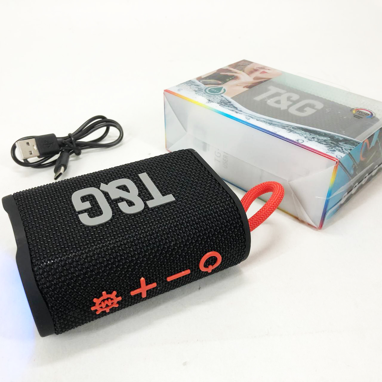 Bluetooth-колонка TG396 чорного кольору - Зображення 5