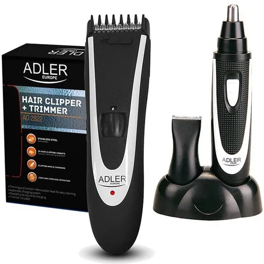 Машинка для стрижки Adler AD 2822 тример для голови, носа, вух та тіла