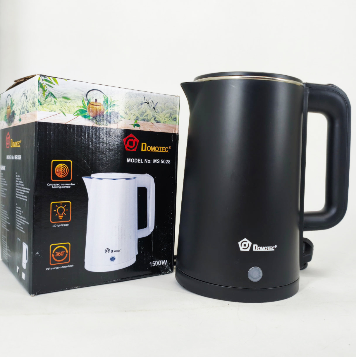 Електрочайник Domotec MS-5028 1,8 л 1800 Вт - Зображення 3