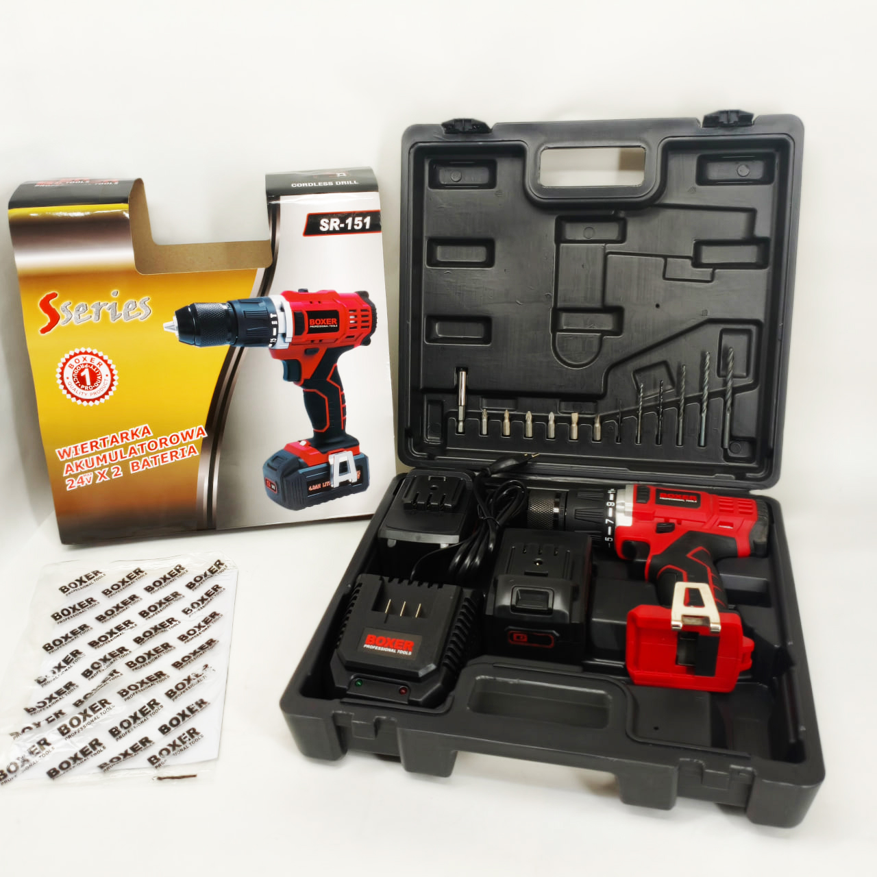 Портативний шуруповерт Boxer SR-151 24 В - Зображення 2
