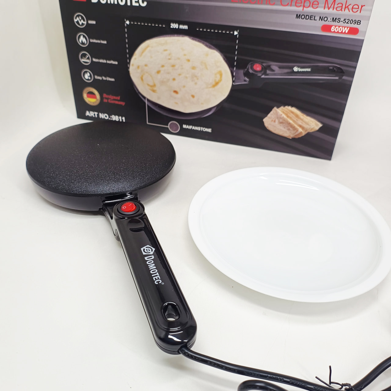 Електрична млинець Domotec MS-5209B - Зображення 2