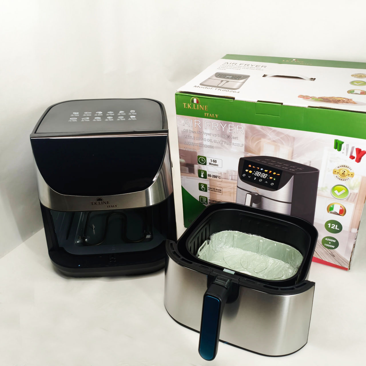 Аерофритюрниця T.K.Line ТК00264 12 л 4200 Вт - Зображення 4