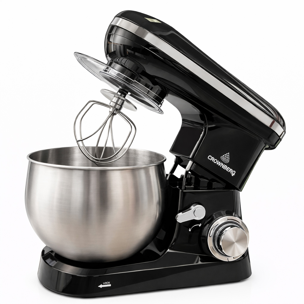 Тістомісна машина Crownberg CB-3407 2600 Вт з чашею