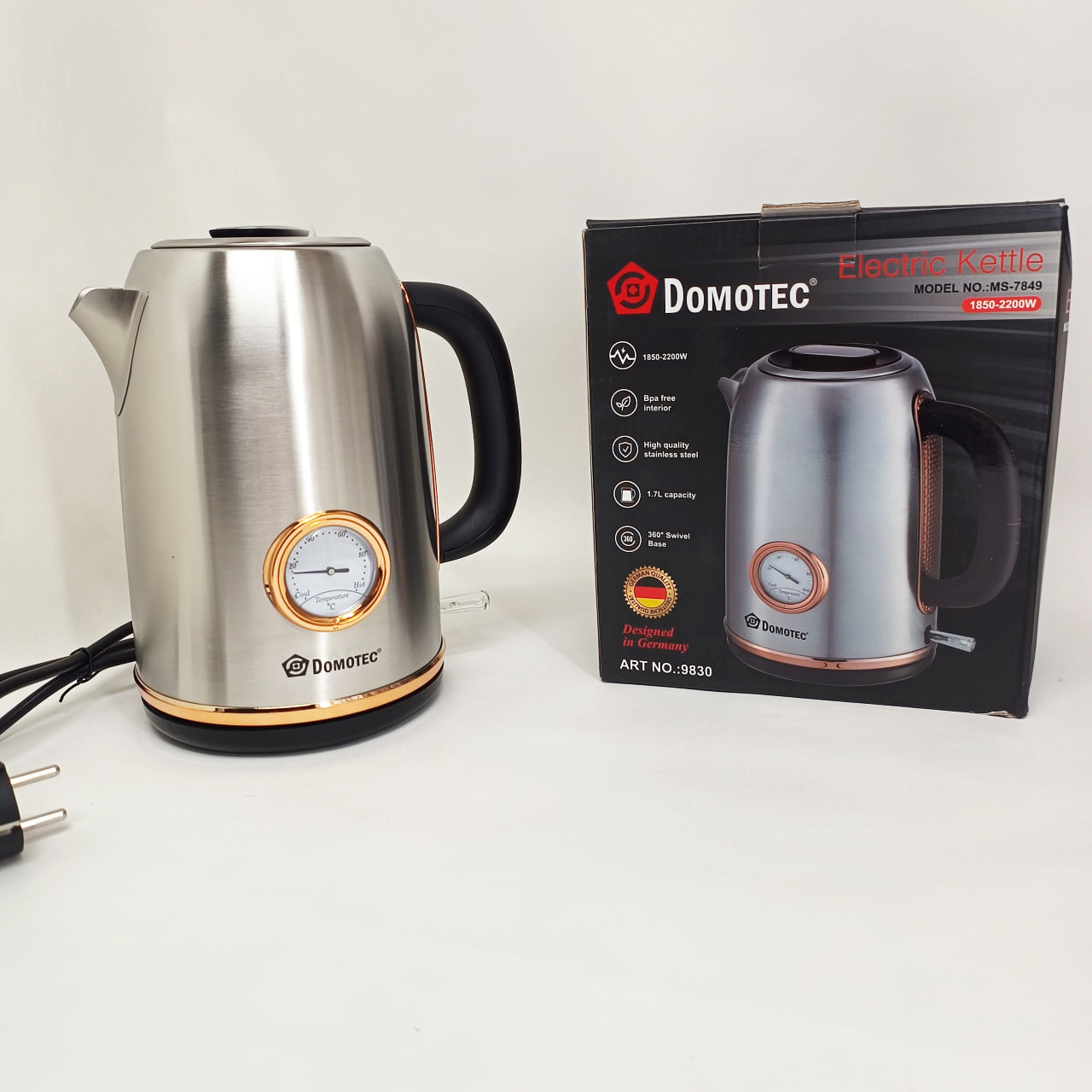 Електричний чайник Domotec MS-7849 з автовідключенням - Зображення 5